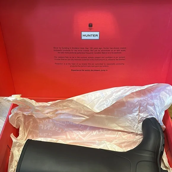 Hunter Classic Navy Rain Boots - Picture 4 of 7